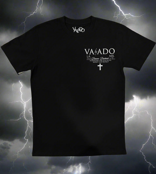 Valado Dept White Rhinestone Bolt Shirt